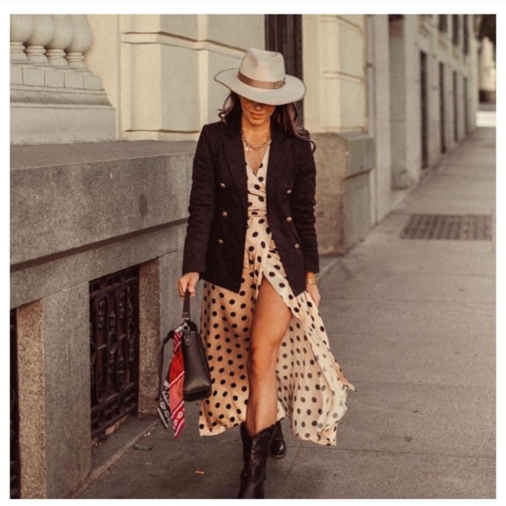 GORGEOUS ZARA NWT Polka Dot Dress - Picture 7 of 8